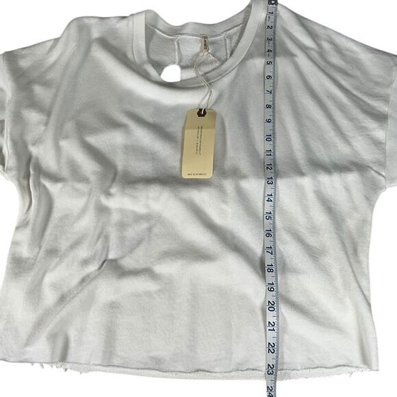 Revolve Lanston White Sweater Cut-Out Back Work Out Outdoor Size Small NWT - Picture 8 of 12